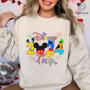 Disneyland Family Trip 2024 PNG, Family Vacation 2024 Shirt, Mickey and Friends Vacay Mode Shirt, Magical Kingdom Shirt, Disneytrip 2024