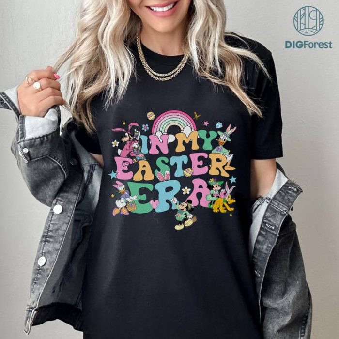 Disney Mickey and Friends In my Easter Era Shirt | Happy Easter Png | Sublimation Download | Mickey Mouse Easter Png | Easter Png Designs