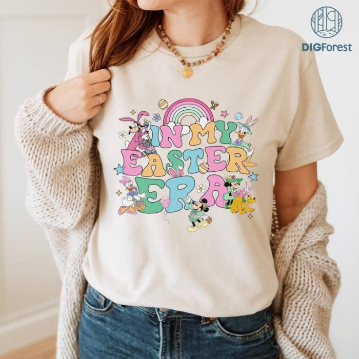 Disney Mickey and Friends In my Easter Era Shirt | Happy Easter Png | Sublimation Download | Mickey Mouse Easter Png | Easter Png Designs