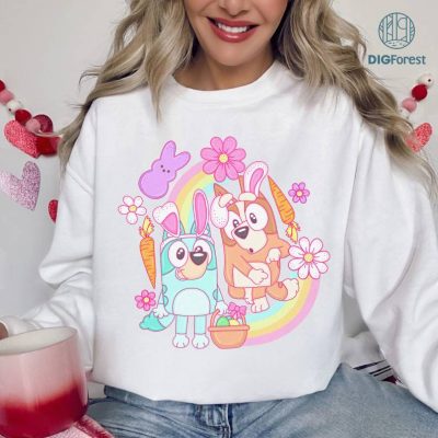Bluey Happy Easter Day Shirt, Bluey Bunny Family Matching Tee, Bluey Easter Eggs Hunt Shirt, Bluey Bingo Easter T-shirt, Bluey Biirthday Kid Bluey Happy Easter Day Shirt, Bluey Bunny Family Matching Tee, Bluey Easter Eggs Hunt Shirt, Bluey Bingo Easter T-shirt, Bluey Biirthday Kid
