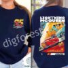 Disney Two sided Retro Lightning Mcqueen Shirt, Rusteze cars Shirt, Piston Cup shirt, Pixar Cars Shirts, Disneyland Family Vacation Shirts