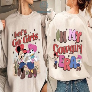 Disney Let's Go Girls Minnie Daisy PNG, In My Cowgirl Era Shirt, Best Friends Minnie Daisy Shirt, Disneyland Girl Trip, Western Country Music