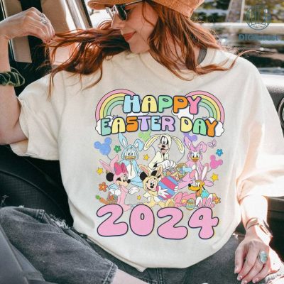 Disney Mickey and Friends Happy Easter Shirt | Happy Easter Png | Sublimation Download | Mickey Mouse Easter Png | Easter Png Designs