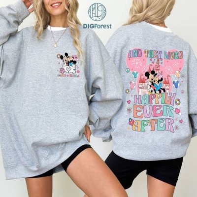 Disney Personalized Mickey Minnie Couple Shirt, Disneyland Wedding Happily Ever After Png, Disneyland Castle Honeymoon Trip Png, Digital Download Disney Personalized Mickey Minnie Couple Shirt, Disneyland Wedding Happily Ever After Png, Disneyland Castle Honeymoon Trip Png, Digital Download