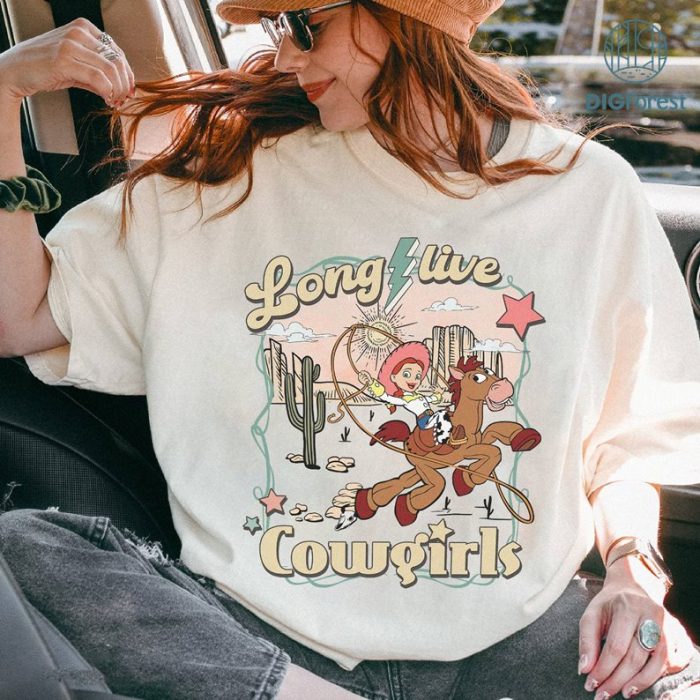 Disney Jessie Bullseye Long live Cowgirls Western PNG| Toy Story Long live Cowgirls Shirt | WDW Family shirt, Disneyland tee