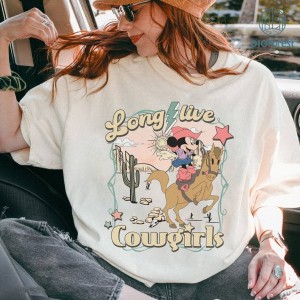 Disney Minnie Mouse Long live Cowgirls Western PNG| Disneyworld Long live Cowgirls Shirt | WDW Family shirt, Disneyland tee | Girl Trip Shirt