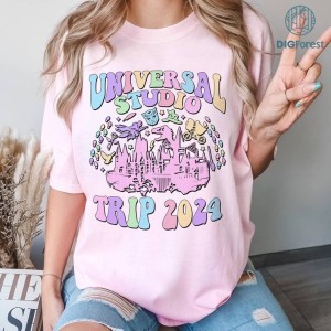 Universal Studios 2024 Shirt, Universal Family Vacation 2024 PNG, Universal Hollywood studios shirt, Disneyland Spring break shirt