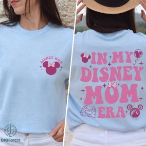 Disney In My DisneyMom Era PNG, DisneyMom Shirt, Cool Mom Shirt, Mothers Day Gift, Minnie Mom Shirt, Disneyland Best Mom Ever, Gift For Mom