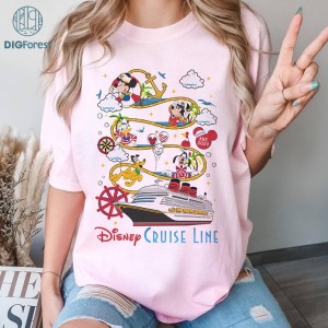 Disney Mickey and Friends Cruise Line 2024 PNG, Mickey Minnie Donald Daisy Goofy Pluto Shirt, Disneytrip Cruise Line Shirt, Vacation Trip Shirt