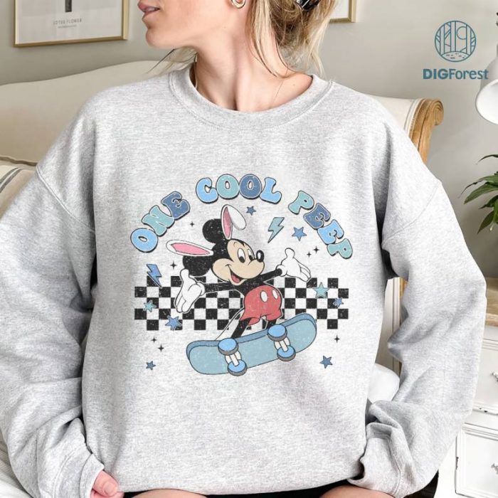 Disney Mickey One Cool Peep Easter Day Shirt | Mickey Mouse Easter Happy Day Shirt | Disneyland Easter Family Shirt | Disneyland Trip