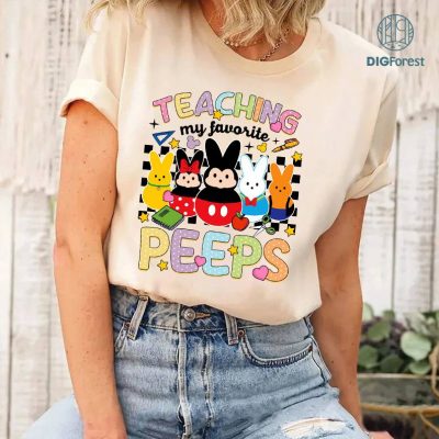 Disney Teaching My Favorite Peeps Shirt, Easter Bunny Shirt, Happy Easter Day Shirt, Easter Day Teacher Shirt, Cute Teacher Gift, Teacher Shirt Disney Teaching My Favorite Peeps Shirt, Easter Bunny Shirt, Happy Easter Day Shirt, Easter Day Teacher Shirt, Cute Teacher Gift, Teacher Shirt