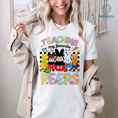 Disney Teaching My Favorite Peeps Shirt, Easter Bunny Shirt, Happy Easter Day Shirt, Easter Day Teacher Shirt, Cute Teacher Gift, Teacher Shirt Disney Teaching My Favorite Peeps Shirt, Easter Bunny Shirt, Happy Easter Day Shirt, Easter Day Teacher Shirt, Cute Teacher Gift, Teacher Shirt
