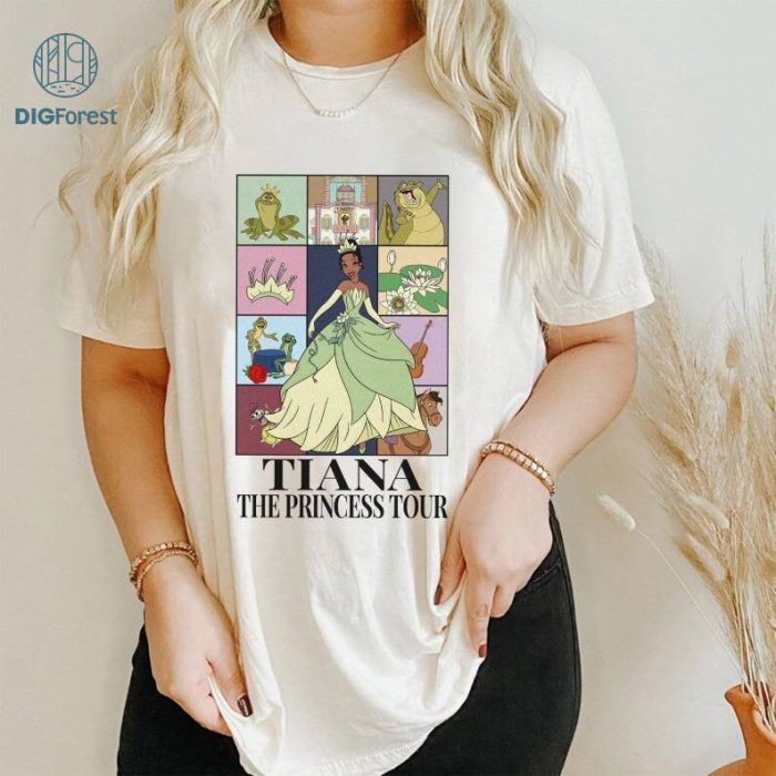 Tiana Shirt, Disney The Princess Tour shirt, Princess Shirt, Princess Outfit, Princess Birthday, Princess Tiana , Princess Tees, Birthday Girl