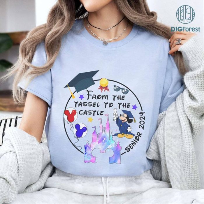 Graduate Mickey and Friends Shirt, Disneyland Graduation 2024 Shirt, Disney Graduate Mickey Shirt, Gift For Grad, Mickey Grad Trip 2024 Shirt