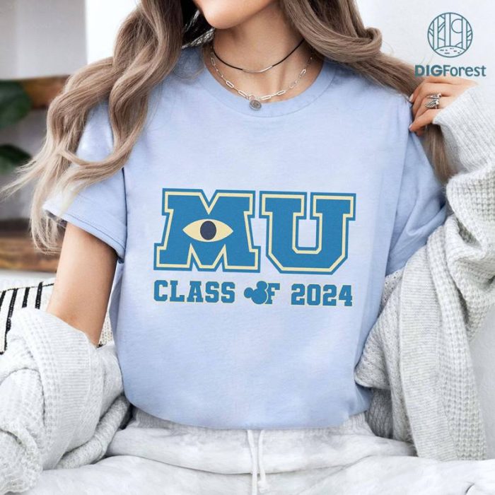 Monster University Class Of 2024 Shirt, Disney Monster Inc Graduate 2024 Shirt, Disneyland Graduation Trip Shirt, Senior Story 2024, Class Of 2024