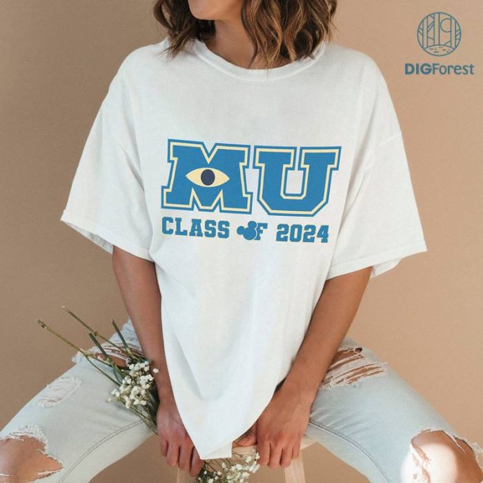 Monster University Class Of 2024 Shirt, Disney Monster Inc Graduate 2024 Shirt, Disneyland Graduation Trip Shirt, Senior Story 2024, Class Of 2024