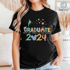Disney Graduate From The Tassel To The Castle 2024 Shirt, Disneyland Graduation 2024 Shirt, Graduate Mickey Shirt, Magical Kingdom, Gift For Grad