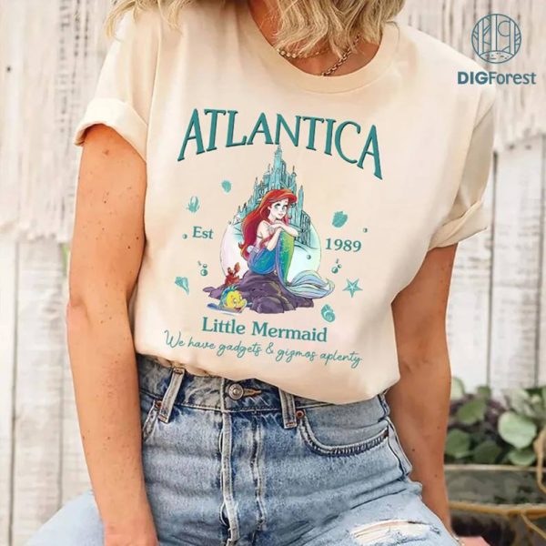 Disney Vintage Little Mermaid EST 1989 PNG | Ariel Princess Shirt | Disneyland Little Mermaid | Princess Shirt | Family Matching Shirt