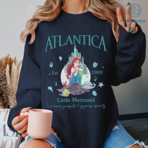 Disney Vintage Little Mermaid EST 1989 PNG | Ariel Princess Shirt | Disneyland Little Mermaid | Princess Shirt | Family Matching Shirt