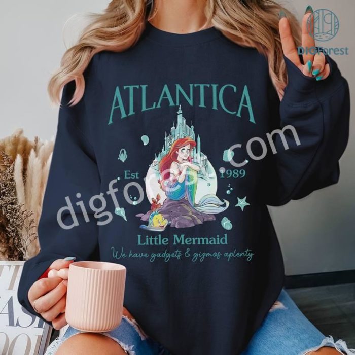 Disney Vintage Little Mermaid EST 1989 PNG | Ariel Princess Shirt | Disneyland Little Mermaid | Princess Shirt | Family Matching Shirt