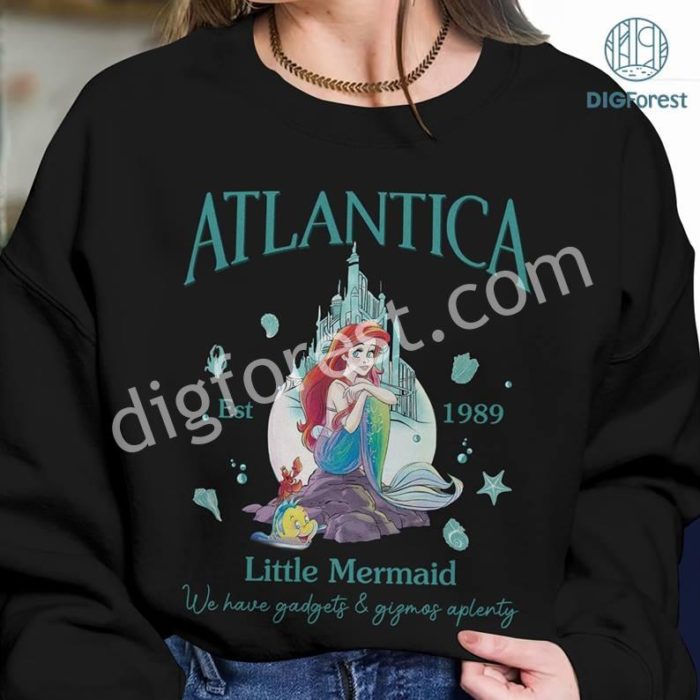 Disney Vintage Little Mermaid EST 1989 PNG | Ariel Princess Shirt | Disneyland Little Mermaid | Princess Shirt | Family Matching Shirt