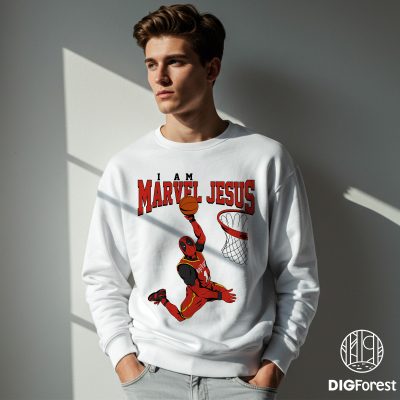 Deadpool I Am Marvel Jesus Shirt | Deadpool Jesus He Is Rizzin PNG | Deadpool 3 Shirt | Deadpool Wade Wilson Shirt | Deadpool Wolverine Shirt