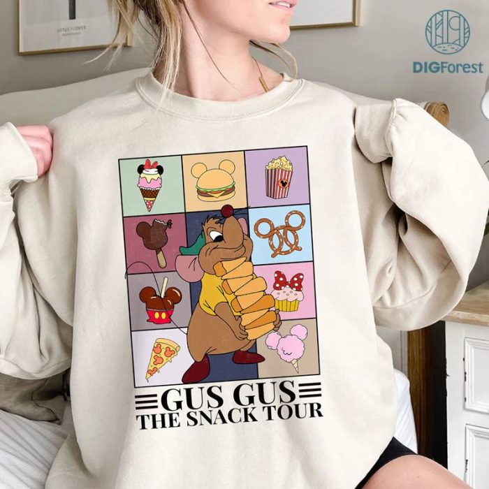 Disney Funny Gus Gus The Snack Tour Vintage Sweatshirt, Cinderella Princes Gus Gus Looking Like A Snack Shirt, Magic Kingdom, Disneyland Vacation