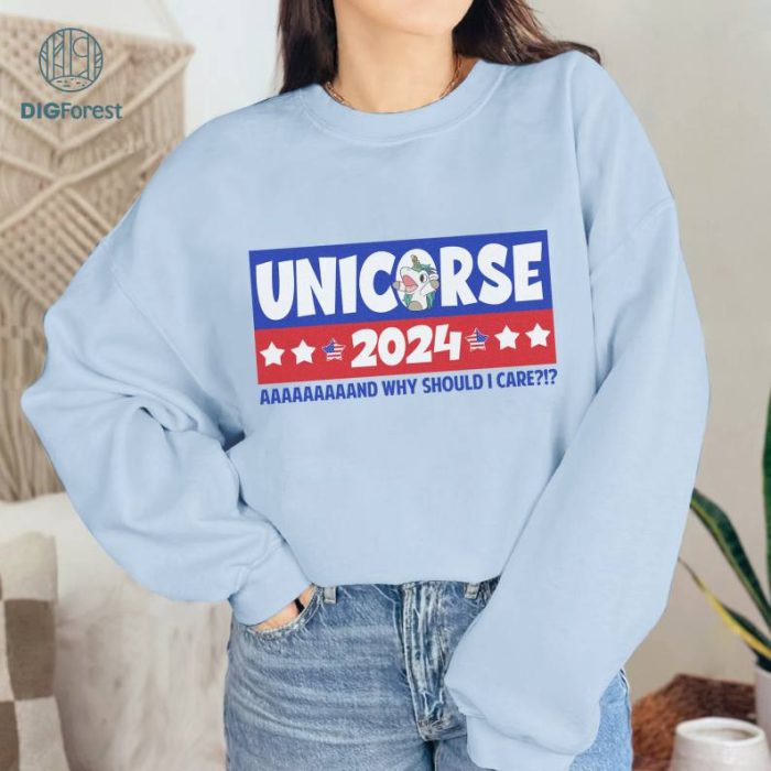 Bluey Unicorse 2024 Shirt, Unicorse And Why Should I Care Shirt, Blue Dog Family Shirt, Bluey Bingo Shirt, Funny Bluey Tee, Bluey Gifts