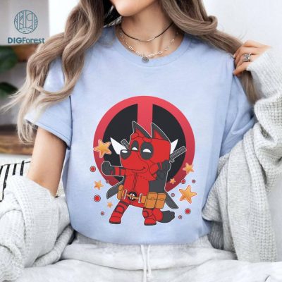 Bluey Deadpool Shirt | Bluey Dad Bandit Shirt | Bluey Superhero Shirt | Bluey Bandit Heeler Shirt | Bluey Family shirt | Wolverine Shirt