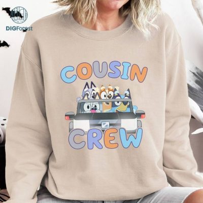 Bluey Matching Cousin Crew Tee | The Cousin Crew Of Bluey Shirt | Bluey Cousin Holiday Tee | Bluey Trendy Boys Cousin Crew Tee Bluey Matching Cousin Crew Tee | The Cousin Crew Of Bluey Shirt | Bluey Cousin Holiday Tee | Bluey Trendy Boys Cousin Crew Tee