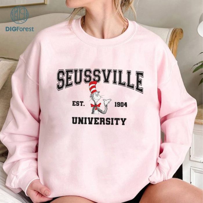 Suessville University School Sublimation PNG Designs, Read across America| Teacher life shirt, School sublimation, Teacher png files