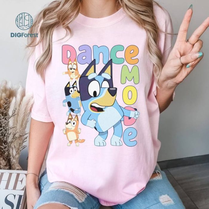 Bluey Dance Mode Sweatshirt, Bluey Birthday Shirt, Bluey Friends Shirt, Friends of Bluey Shirt, Bluey Family Matching Shirt