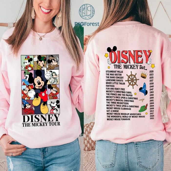 Disney Vintage Mickey Mouse Tour PNG, The Mickey Tour Shirt, Disneyland Mickey Tour Shirt, Mickey Birthday Shirt, Birthday Gifts