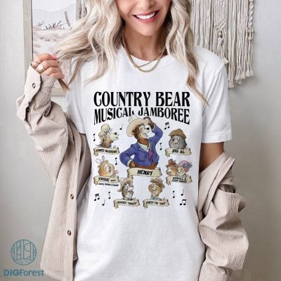 Vintage Country Bear Jamboree Musical Characters Group T-shirt, Disneyland Country Bear Poster PNG, Disneyland Family Vacation 2024 Trip Vintage Country Bear Jamboree Musical Characters Group T-shirt, Disneyland Country Bear Poster PNG, Disneyland Family Vacation 2024 Trip