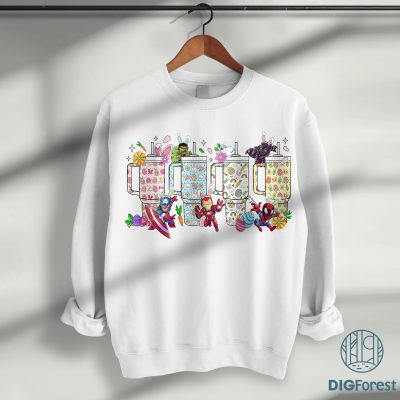 Disney Retro Marvel OCD Easter Shirt | Marvel Obsessive Cup Disorder Tee | Disneyland Easter Bunny Shirt | Marvel Easter Day Shirt