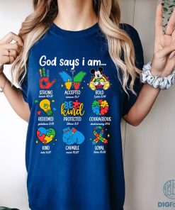 Disney Mickey God Says I Am Autism Shirt, God Says I Am T-Shirt, Neurodiversity Shirt, Mickey Autism Awareness Shirt, Autism Kids Toddler Shirt