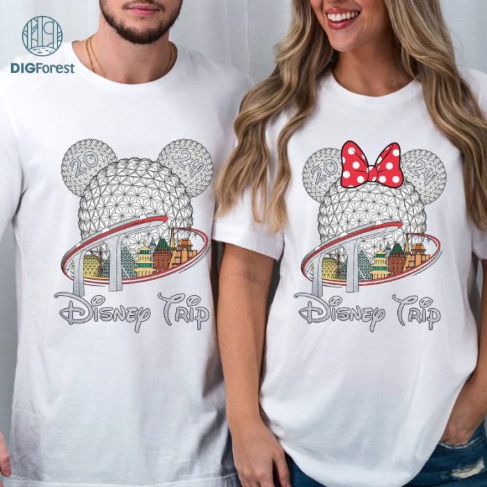 Disneyland Epcot 2024 Bundle, World Traveler Shirt, Custom Disneyland Shirt, Disney Mickey Epcot Shirt, Minnie Epcot Shirt Disneyworld Family Shirt