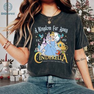 Disney Comfort Colors Disney Cinderella and Co 1950 PNG, Disney Princess Shirt, Disney Cinderella Princess Shirt, Cinderella Shirt Draft