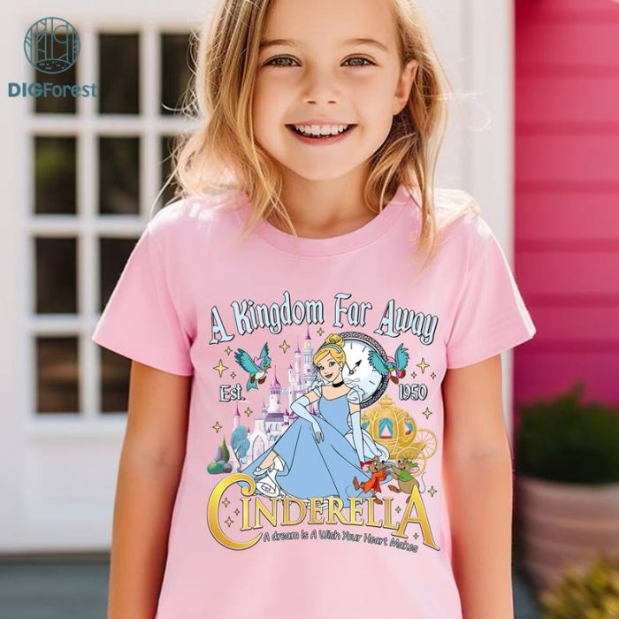 Disney Comfort Colors Disney Cinderella and Co 1950 PNG, Disney Princess Shirt, Disney Cinderella Princess Shirt, Cinderella Shirt Draft