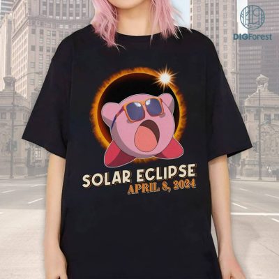 Disney Kirby Total Solar Eclipse PNG, Pink Kirby Shirt, Totality Shirt, Solar Eclipse 2024 Shirt, April 8Th 2024, Moon Astronomy Shirt Disney Kirby Total Solar Eclipse PNG, Pink Kirby Shirt, Totality Shirt, Solar Eclipse 2024 Shirt, April 8Th 2024, Moon Astronomy Shirt