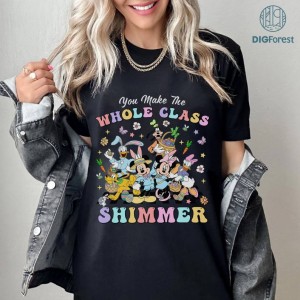 Disney Mickey Minnie You Make The Whole Class Shimmer Png Download | Easter Day Shirt| Mickey and Friends Png | Digital Download | Happy Easter PNG