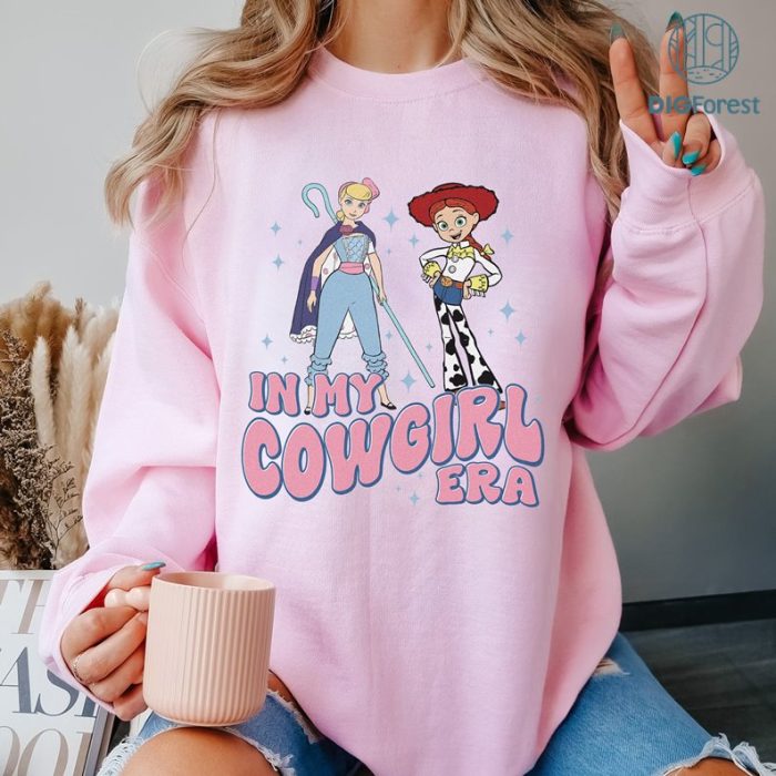 Disney Toy Story Jessie Po Peep In My Cowgirl Era PNG, Long Live Cowgirls Shirt, Jessie Cowgirl Shirt, Girl Trip Shirt, Jessie Toy Story
