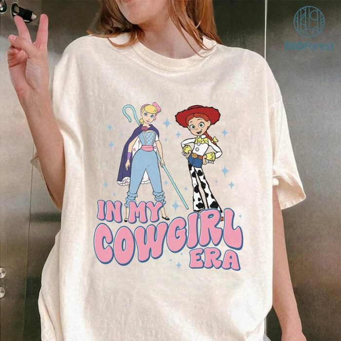 Toy Story Jessie Po Peep In My Cowgirl Era PNG, Long Live Cowgirls Shirt, Jessie Cowgirl Shirt, Girl Trip Shirt, Jessie Toy Story