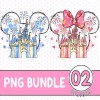 Disney Mickey Minnie Castle Couple Matching Png, Disneyland Castle, Disneyland Vacation 2024, Family Trip Png, Couple Vacation, Digital Download