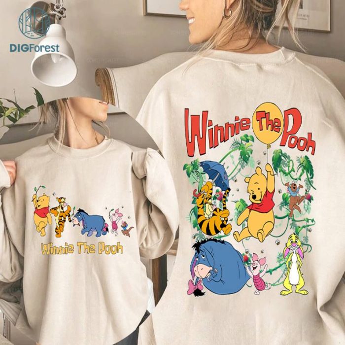Disney The Pooh Png, Pooh And Friends Shirt, Disneyland Pooh Png, Pooh Bear And Co Png, Disneyland Vacation 2024, Digital Download