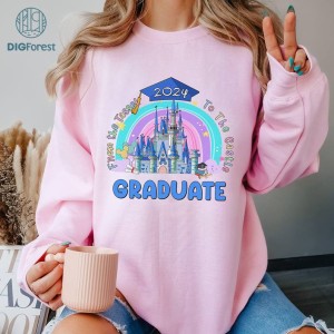 Disney From The Tassel To The Castle 2024 Shirt | Graduate Disneyland Shirt | Magical Castle Shirt | Graduation Shirts | Class Of 2024