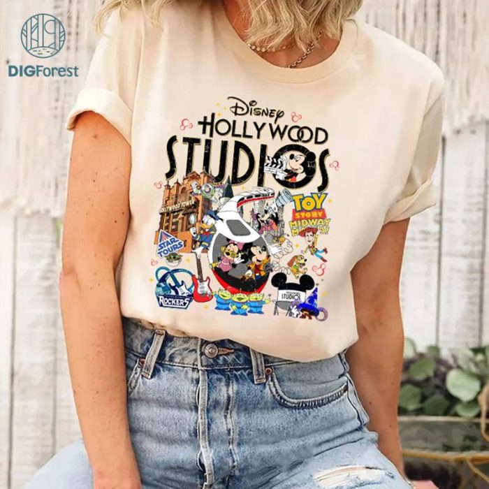 Disneyland's Hollywood Studios PNG, Hollywood Studios T Shirt, DisneyTrip 2024 Shirt, Disneyworld Shirt, Disneyland Studios Shirt
