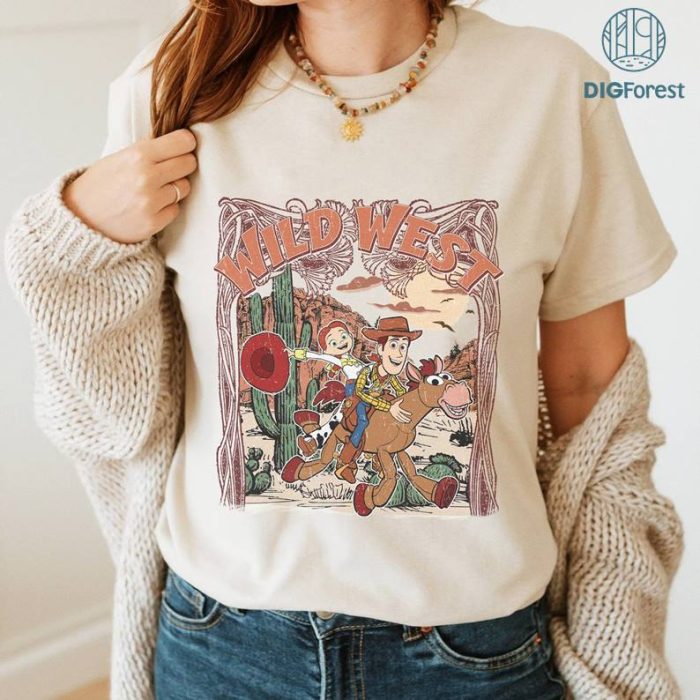 Disney Toy Story Wild West PNG, Toy Story Jessie And Woody Shirt, Cowgirl Shirt, Cowboy Shirt, Long Live Cowgirl Shirt, Disneyland Shirt