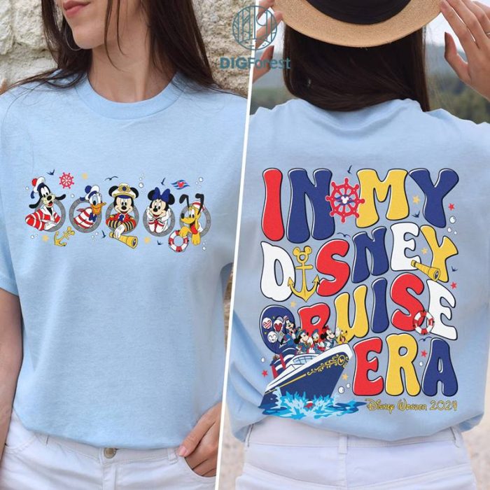 Disney Mickey and Friends In My Cruise Era Shirt, Disneyland Cruise Line 2024 Shirt, Disneyworld Wish Dream Fantasy Magic, Family Trip