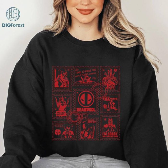 Deadpool 3 Doodle Art PNG, Deadpool Wade Wilson Shirt, Deadpool Movie Shirt, Ryan Reynolds Hugh Jackman Shirt, Superhero X-Men Shirt